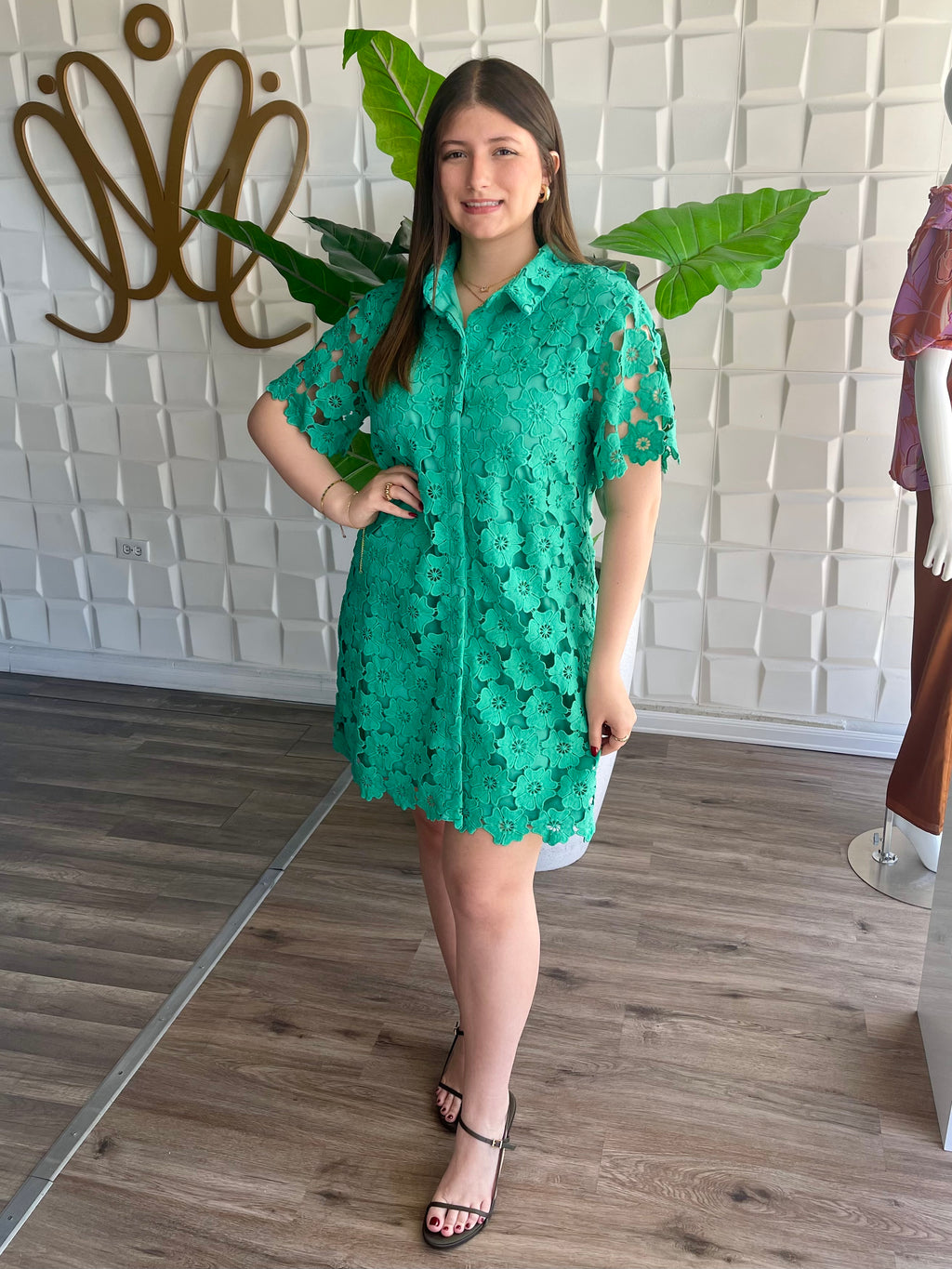 Green Fashion Dress