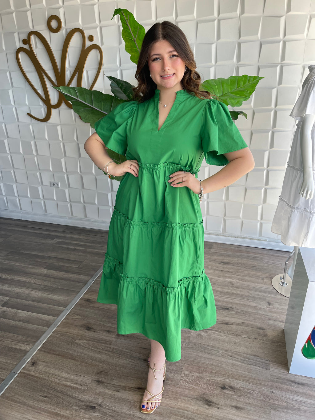 Green Midi Dress